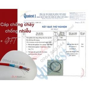 Cáp chống cháy chống nhiễu FR/CU Altek Kabel - Quatest 1 